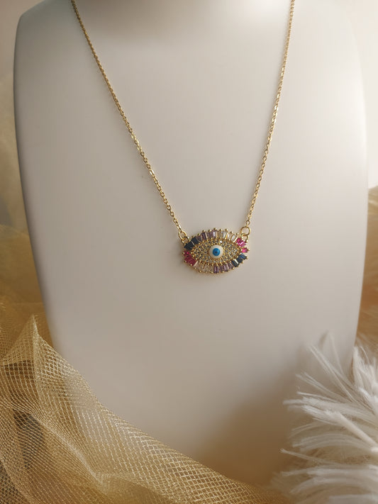 Spectrum Evil Eye Necklace