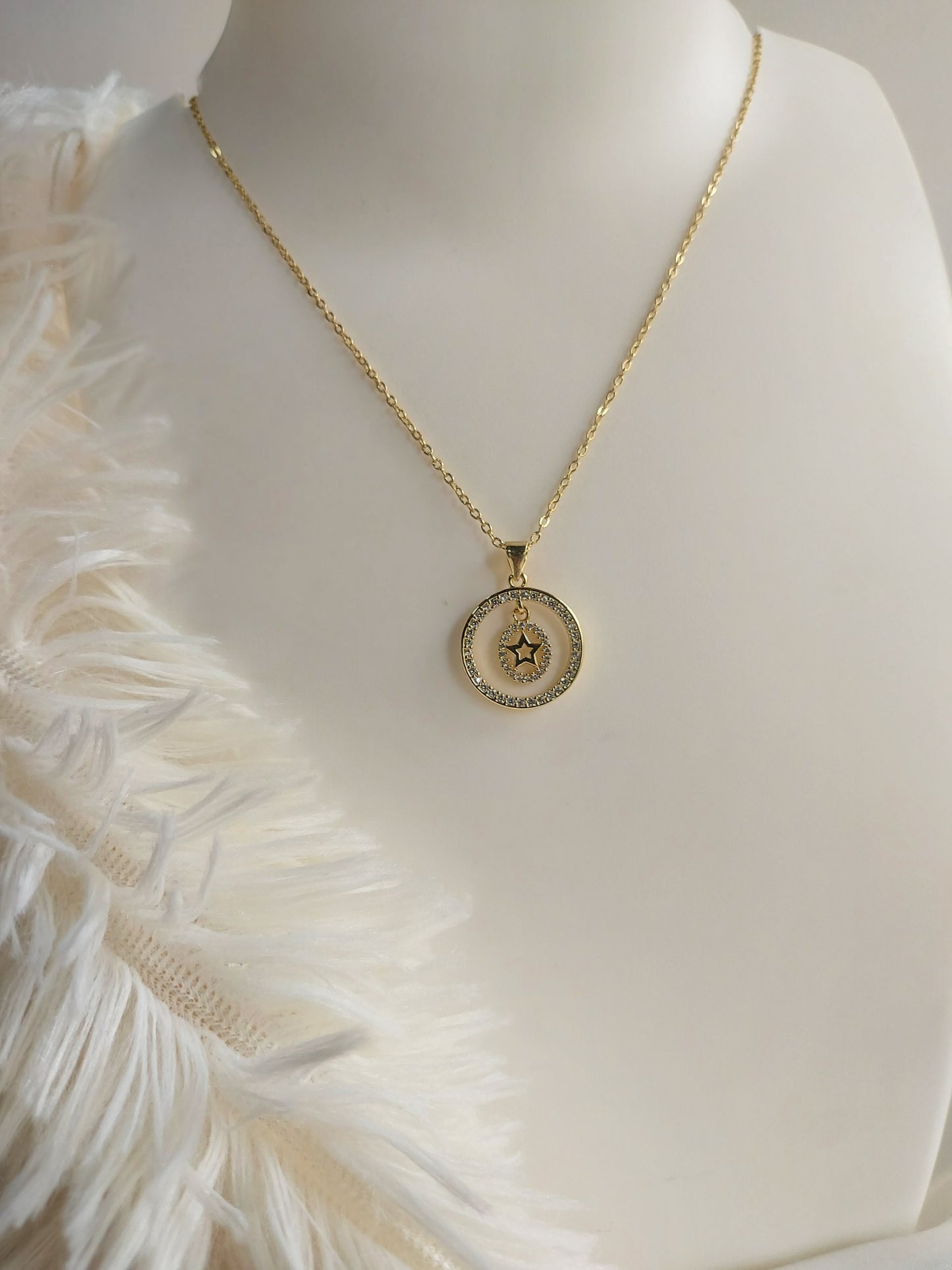 Star Wheel of Fortune necklace