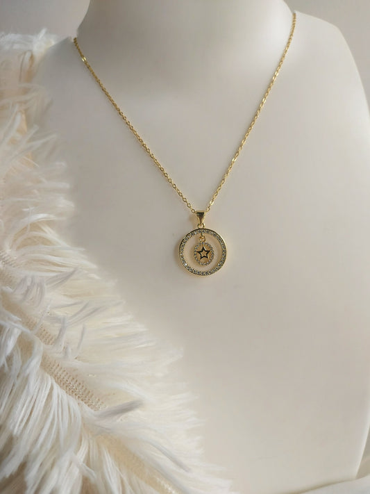 Star Wheel of Fortune necklace