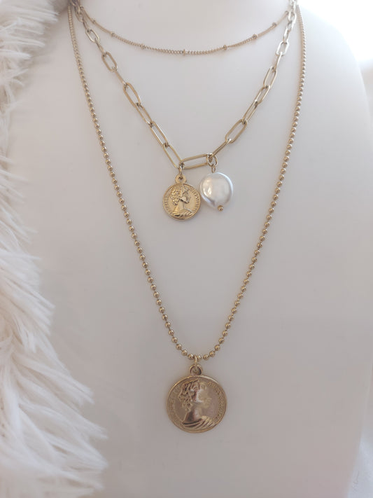 Elisa layer necklace