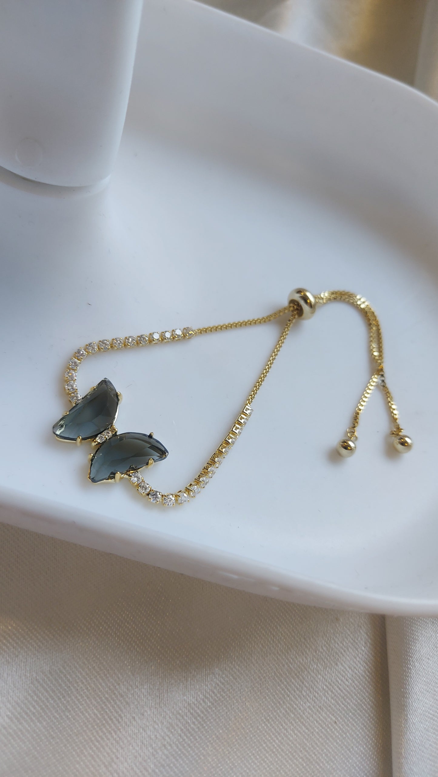 Crystal Butterfly Bracelet