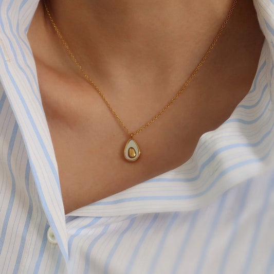 Avocado Shell necklace