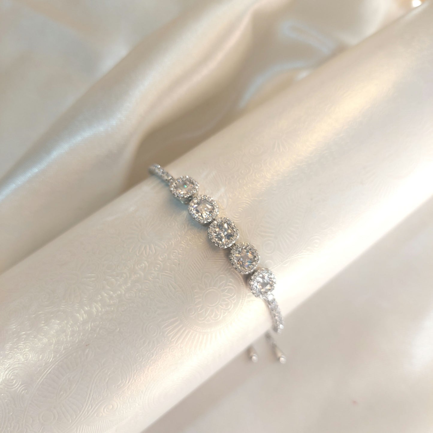 Pinnacle Diamond tennis Bracelet