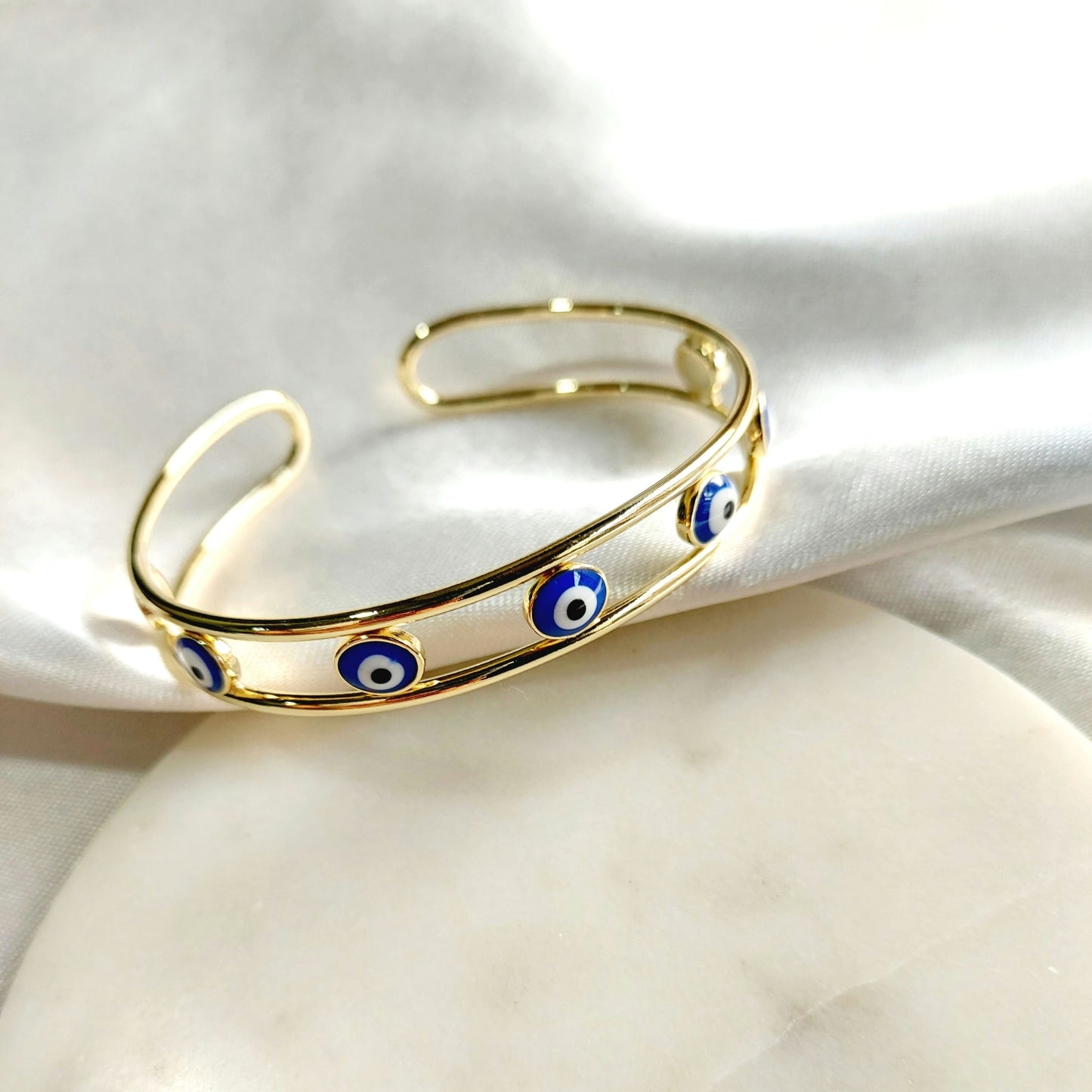 Evil Eye Bangle Cuff