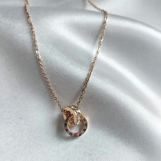 Double Ring pendant chain