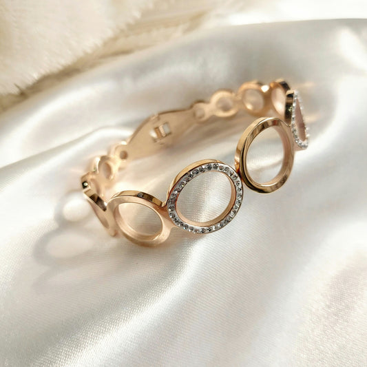 Eternal Circle of Love Cuff Bangle