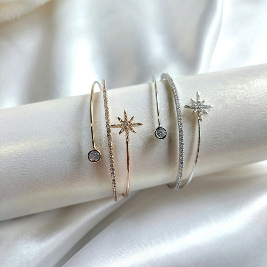 Northern star Bangle Cuff