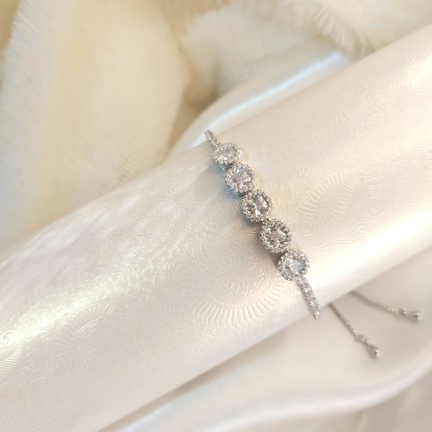 Pinnacle Diamond tennis Bracelet