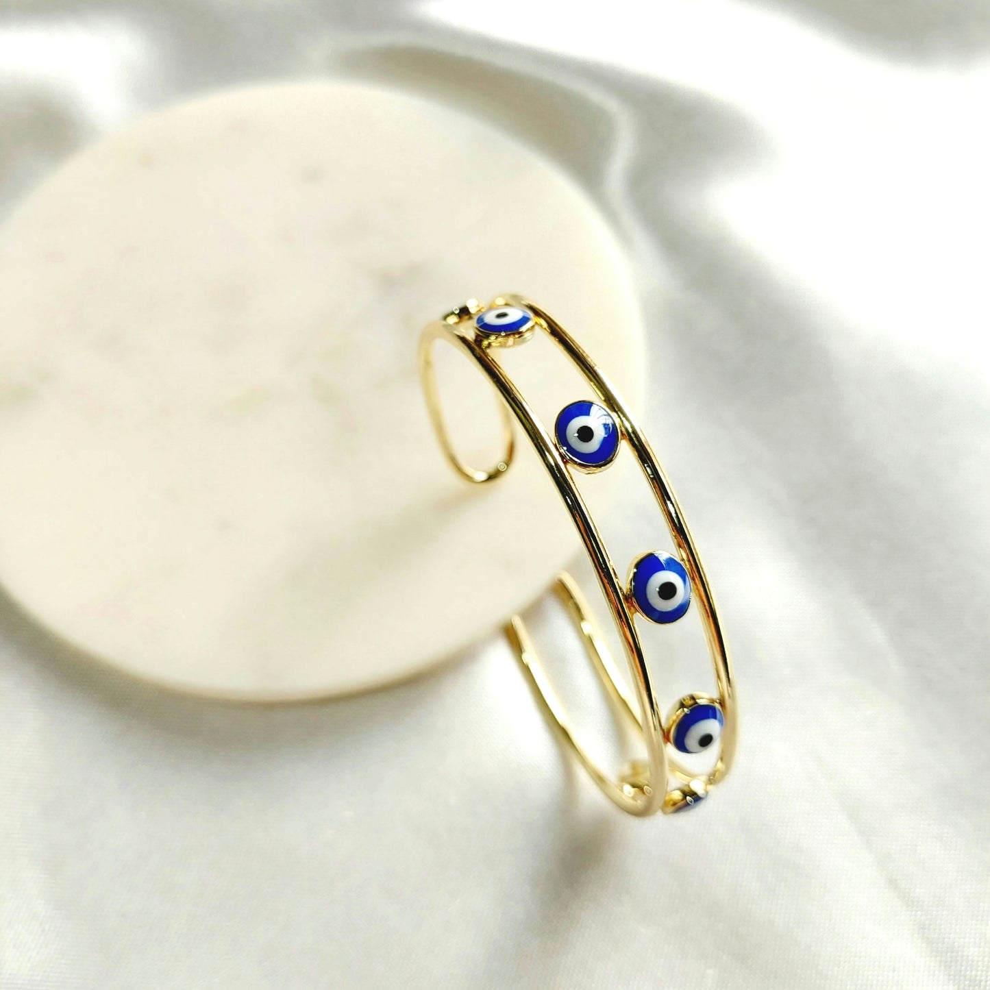 Evil Eye Bangle Cuff