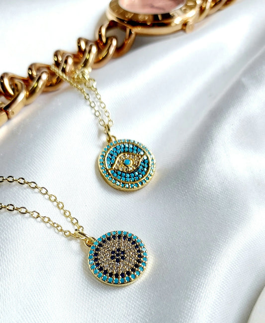 Blue EYE Evil Eye Watch Charm