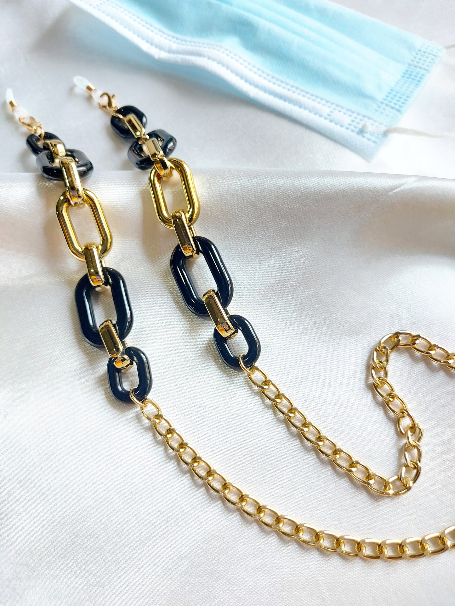 Black Clip link Multipurpose Chain (3 in 1)