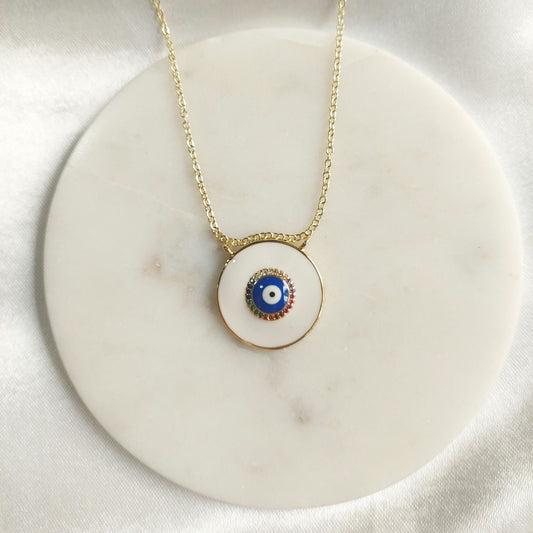 White Evil Eye