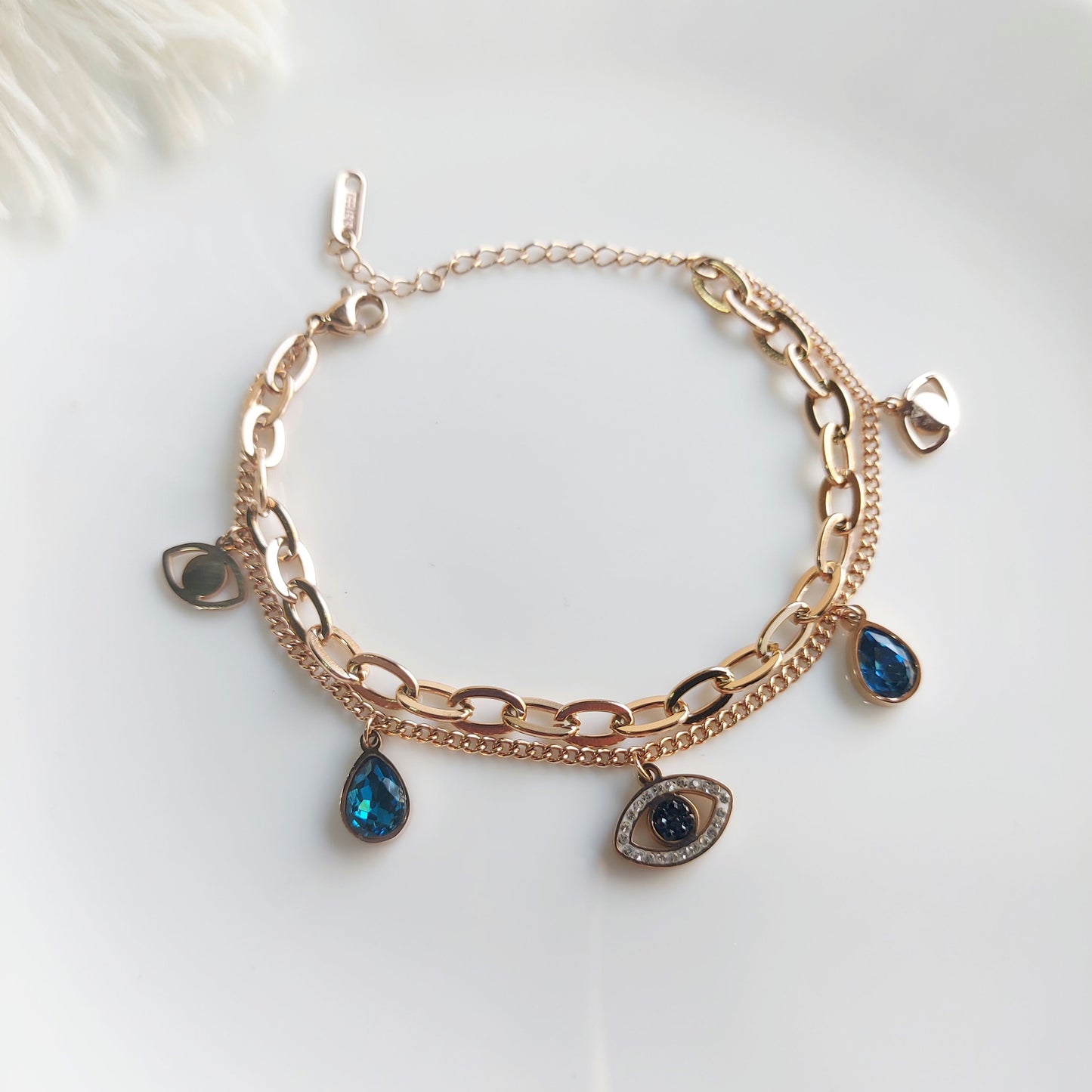 Meira Evil Eye Charm Bracelet