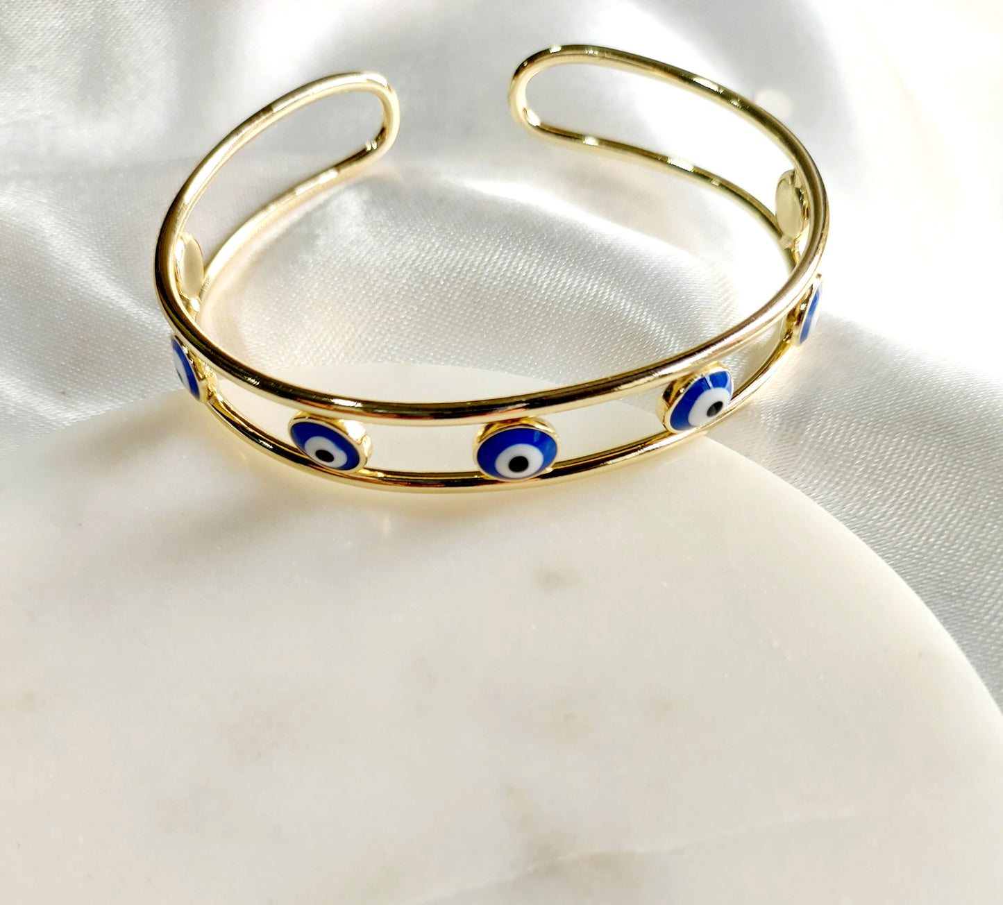 Evil Eye Bangle Cuff