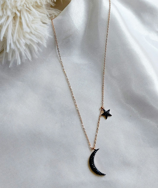 Black Moon star neckpiece