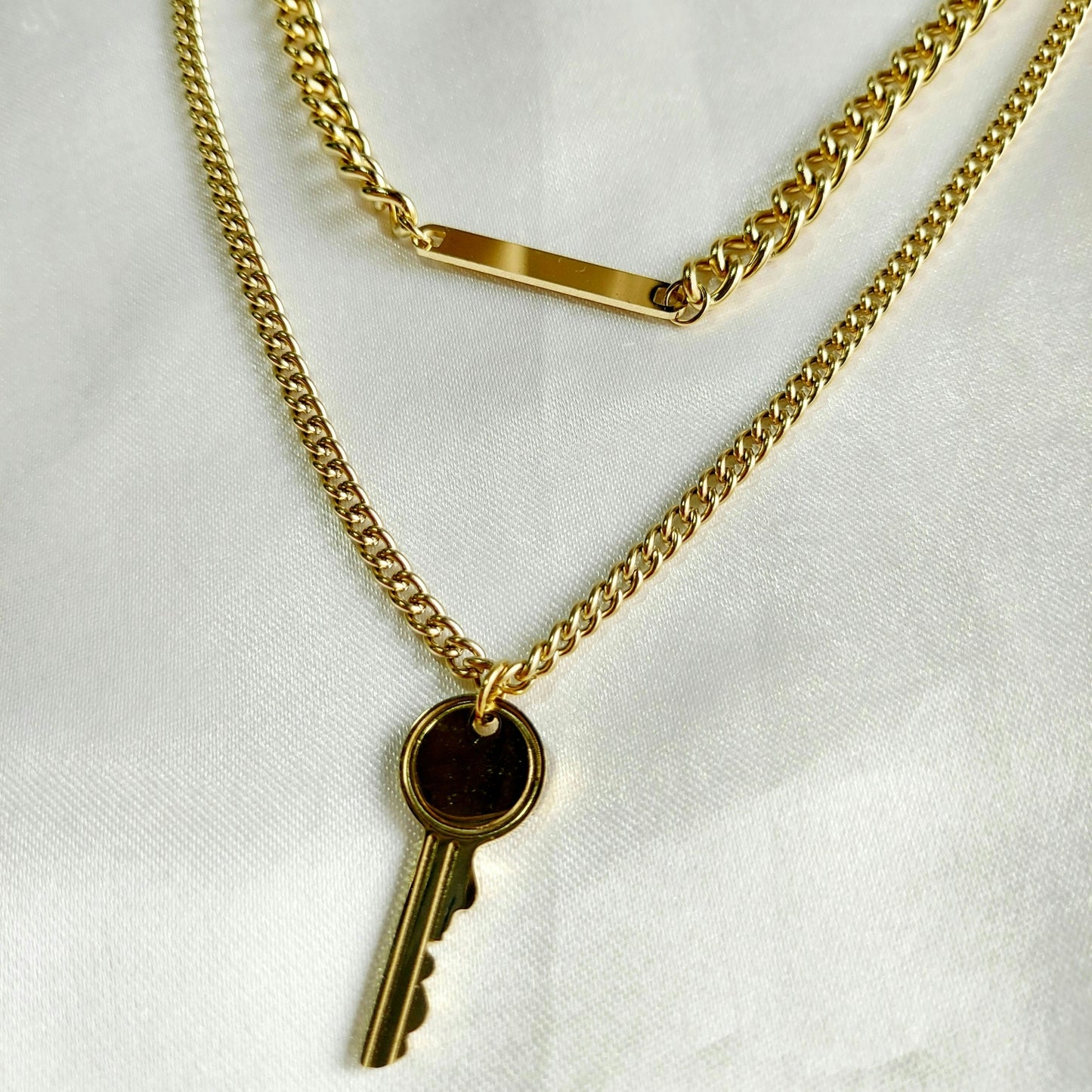 The Silent key Answer link layer Necklace