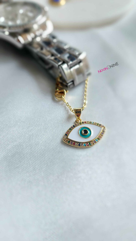 White Eye Watch Charm