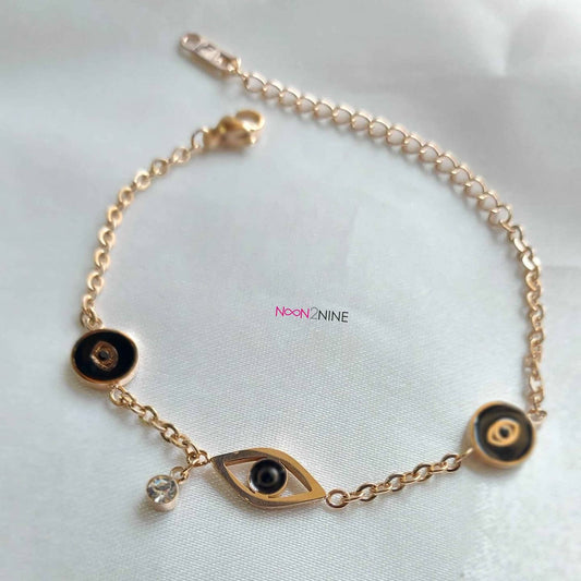 Evil Eye brown stone Bracelet